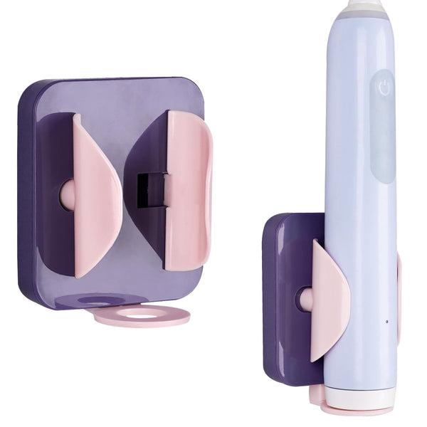 DODAMOUR Gravity Electric Toothbrush Holder, Wall Mounted Toothbrush Stand Hanger with Drain, Self Adhesive Tooth Brush Storage Organizer Rack for