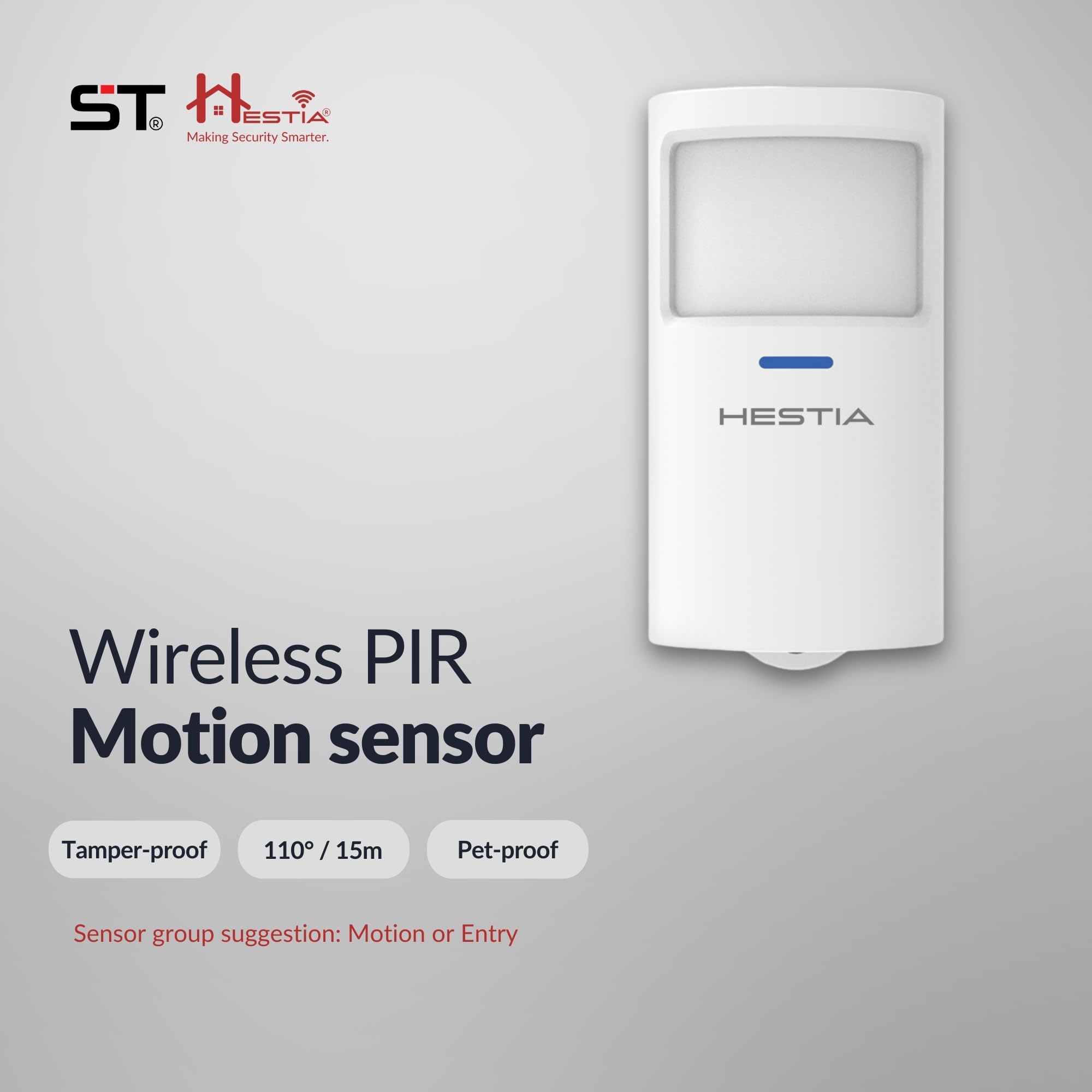 Hestia Wireless Garage Alarm System with Phone App, Metal Garage Sensor, Door Alarm Sensor, Vibration Sensor, Smart Cube Hub House Security System