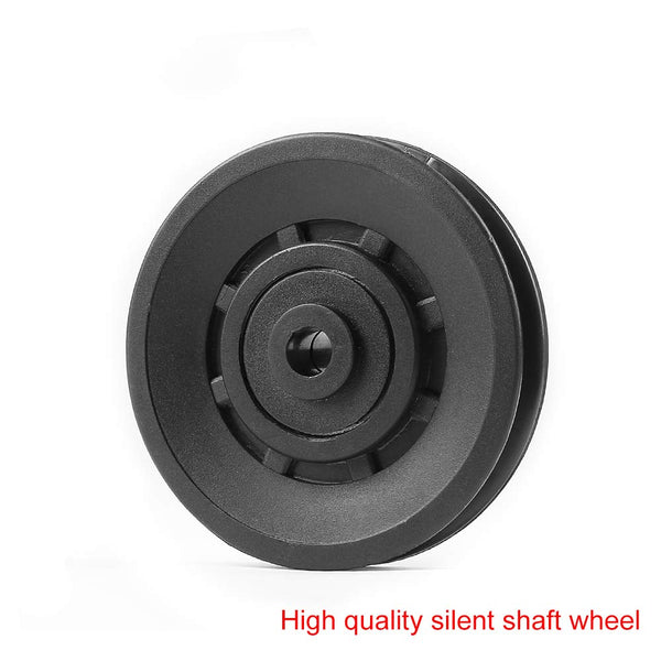 Topfinder 90mm Universal Bearing Pulley Wheel for Gym Fitness Equipment Cable Machine Wearproof Spare Part (12Pcs)