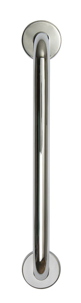 Croydex AP501141 450 mm Safety Support Rail Stainless Steel Chrome Grab Bar for Bathroom