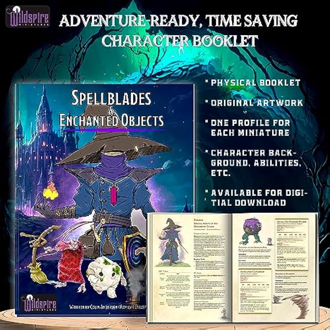 Wildspire Spellblades & Animated Objects Miniatures for DND, D&D Miniatures, Dungeons and Dragons Minis Figures