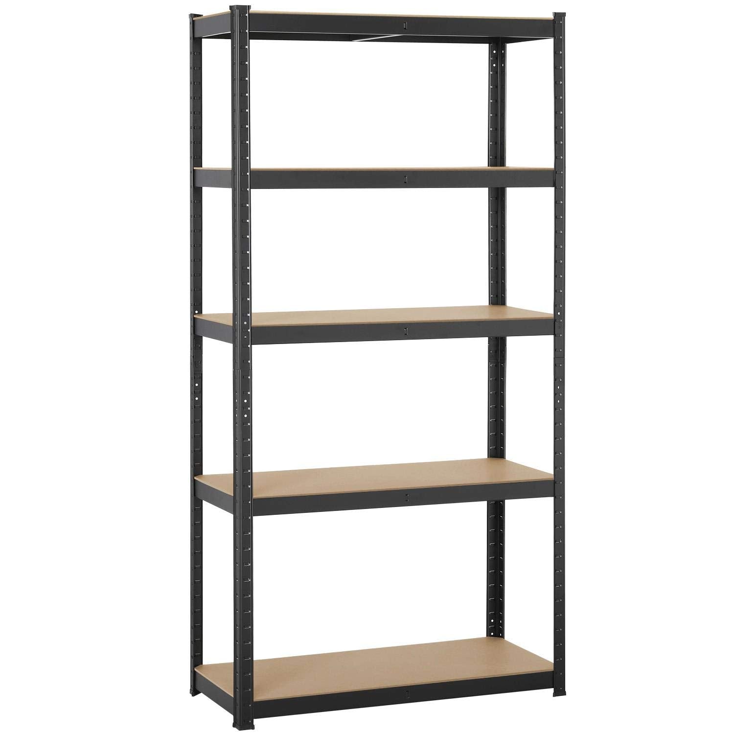 Yaheetech Garage Shelving Units - 5 Tier Heavy Duty Rack for Storage Metal Utility Shelves,180cm x 90cm x 40cm,175KG Per Shelf,Blue