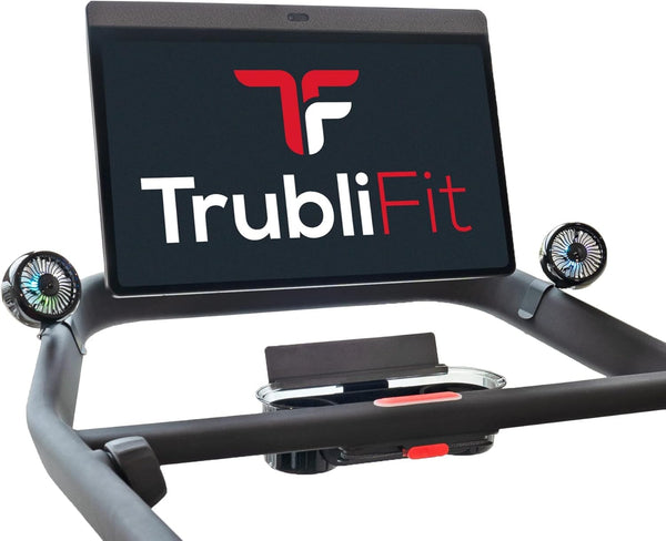 TrubliFit Dual Fan for Peloton Tread - Accessories for Peloton Treadmill - Does NOT fit Tread+ - No Charging Required (Peloton Tread)