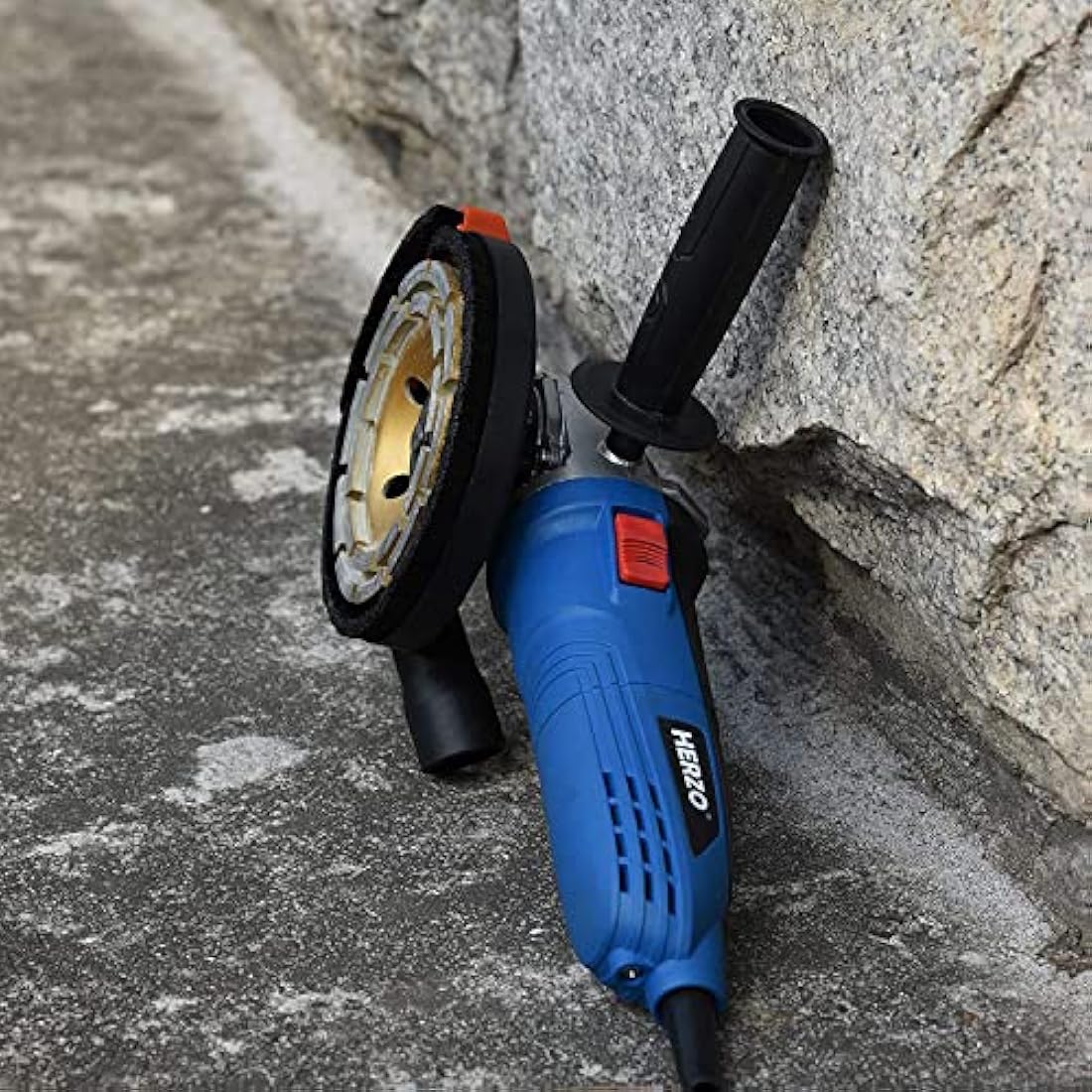 HERZO Universal Surface Grinding Dust Shroud for Angle Grinders 115/125mm