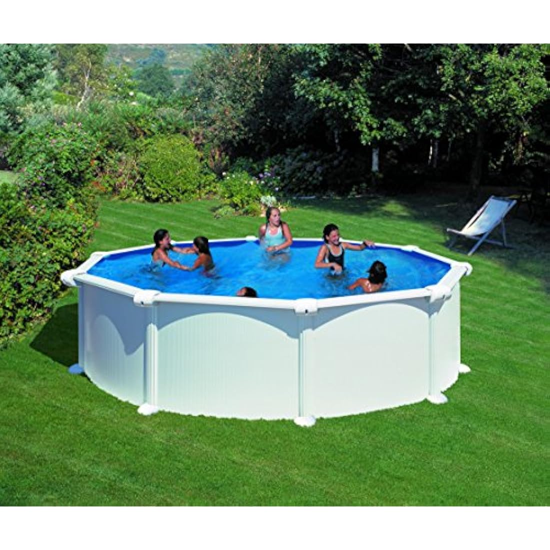 Gre FPR241 Liner for Round Pools, Colour Blue, Diameter 240 cm, Height 120 cm