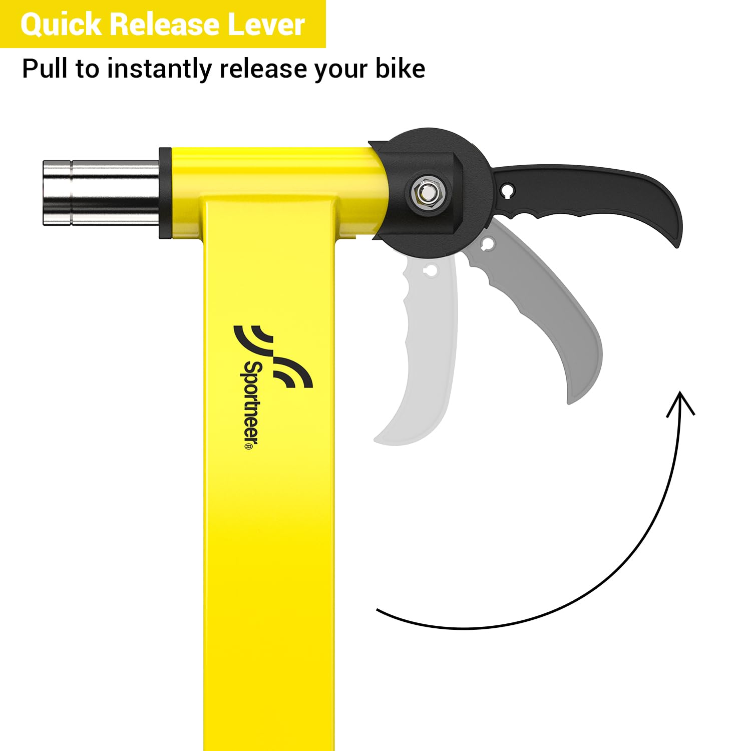 Sportneer Turbo Trainer, Bike Trainer with 6 Resistance Settings for Indoor Bike Trainer Stand Steel Bicycle Exercise Magnetic Stand with Noise