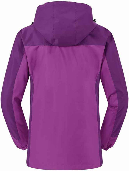 Women's Winter Ski Coat Jacket 3-in-1  Waterproof, Windproof, Warm, Purple Size S