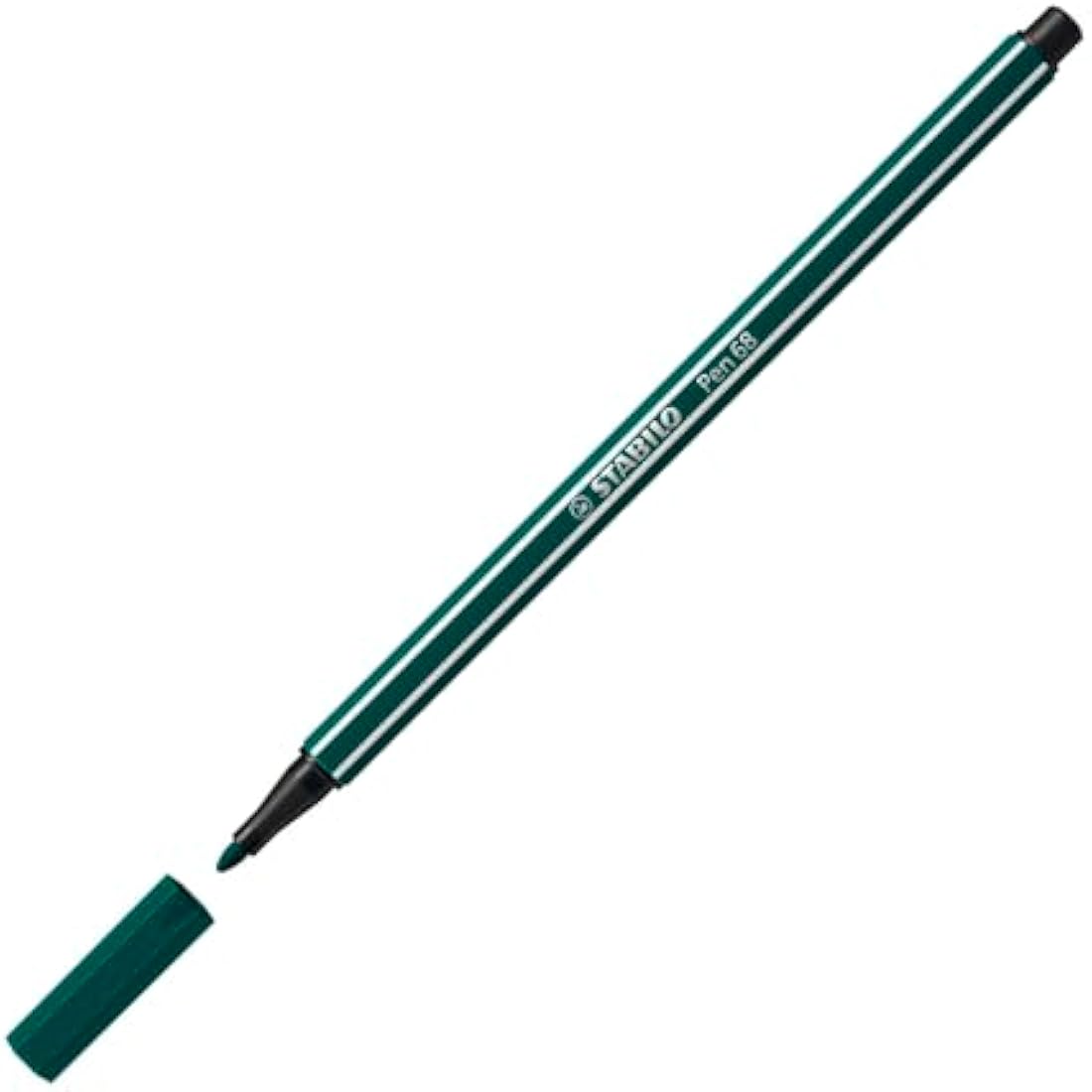 STABILO Pen 68 - Premium Fibre-Tip Pen - ARTY - Tin of 40 - Assorted Colours