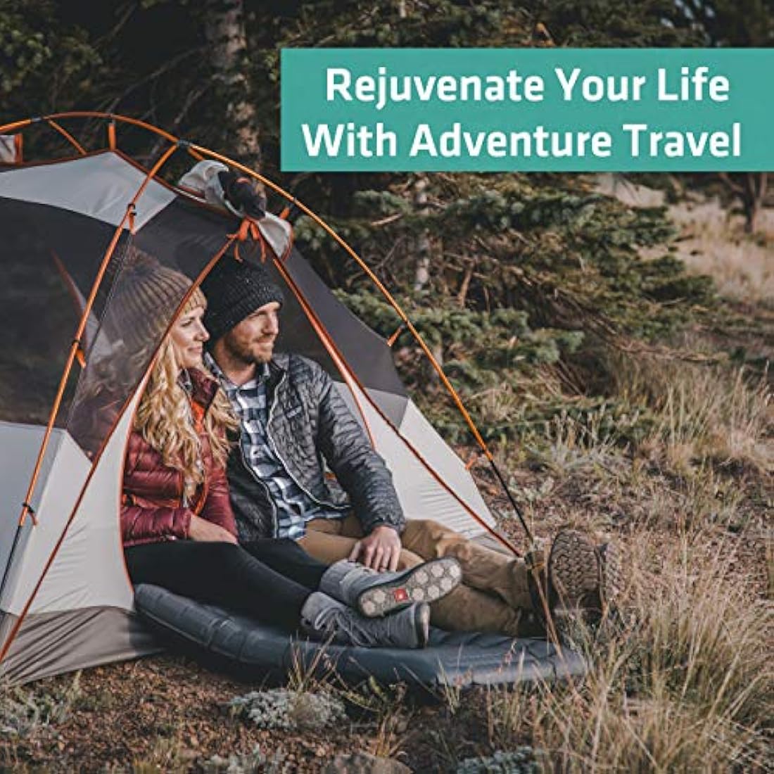 Trekology UL80 Camping Mat, Camping Sleeping Mat, Camping Bed inflating Camping Roll Mat, Camping Mattress Inflatable Camping Mat Camp Mat Lightweight Sleeping Mat Sleeping Pad Roll Up Mattress Single