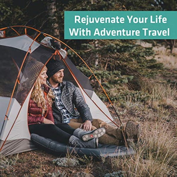 Trekology UL80 Camping Mat, Camping Sleeping Mat, Camping Bed inflating Camping Roll Mat, Camping Mattress Inflatable Camping Mat Camp Mat Lightweight Sleeping Mat Sleeping Pad Roll Up Mattress Single