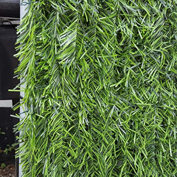 Artificial Conifer Hedge Plastic Privacy Screening Garden Fence 1m High x 3m Long (3ft 3" x 9ft 10")