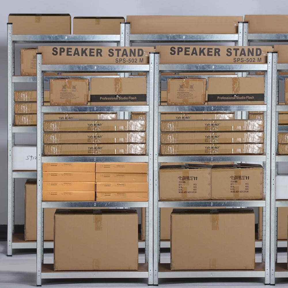 Yaheetech Garage Shelving Units - 5 Tier Heavy Duty Rack for Storage Metal Utility Shelves,180cm x 90cm x 40cm,175KG Per Shelf,Blue