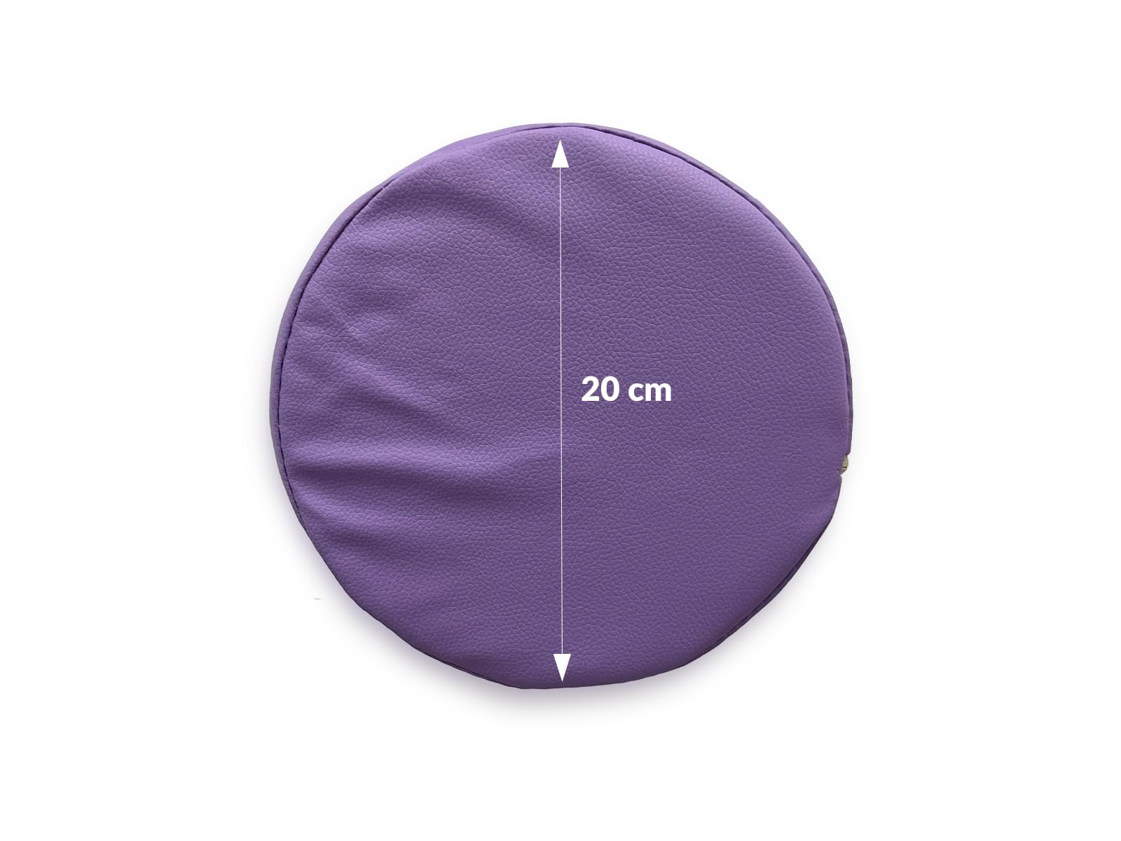 QUIRUMED Roller Cushion, 55 x 20 cm, Purple, Leatherette, Ergonomic, Foam Filling, Yoga, Fitness, Massage