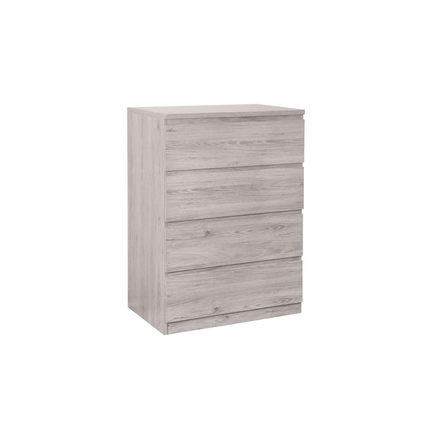 Julian Bowen Jupiter 4 Drawer Chest, Grey Oak
