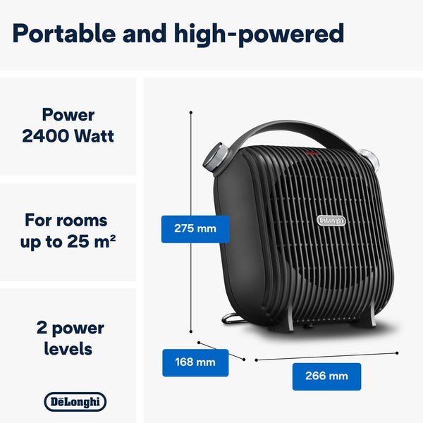 De'Longhi HFS30C24.DG, Black