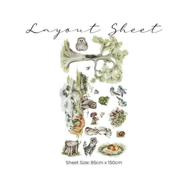 Live Vida Enchanted Woodland Large Wall Stickers