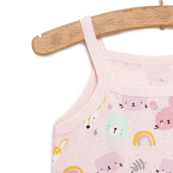 HelloBaby Girl Athlete Bodysuit - Pink