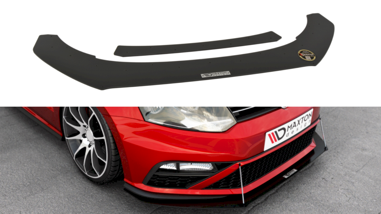 Maxton Design - FRONT RACING SPLITTER VW POLO MK5 GTI FACELIFT (2015-2017)