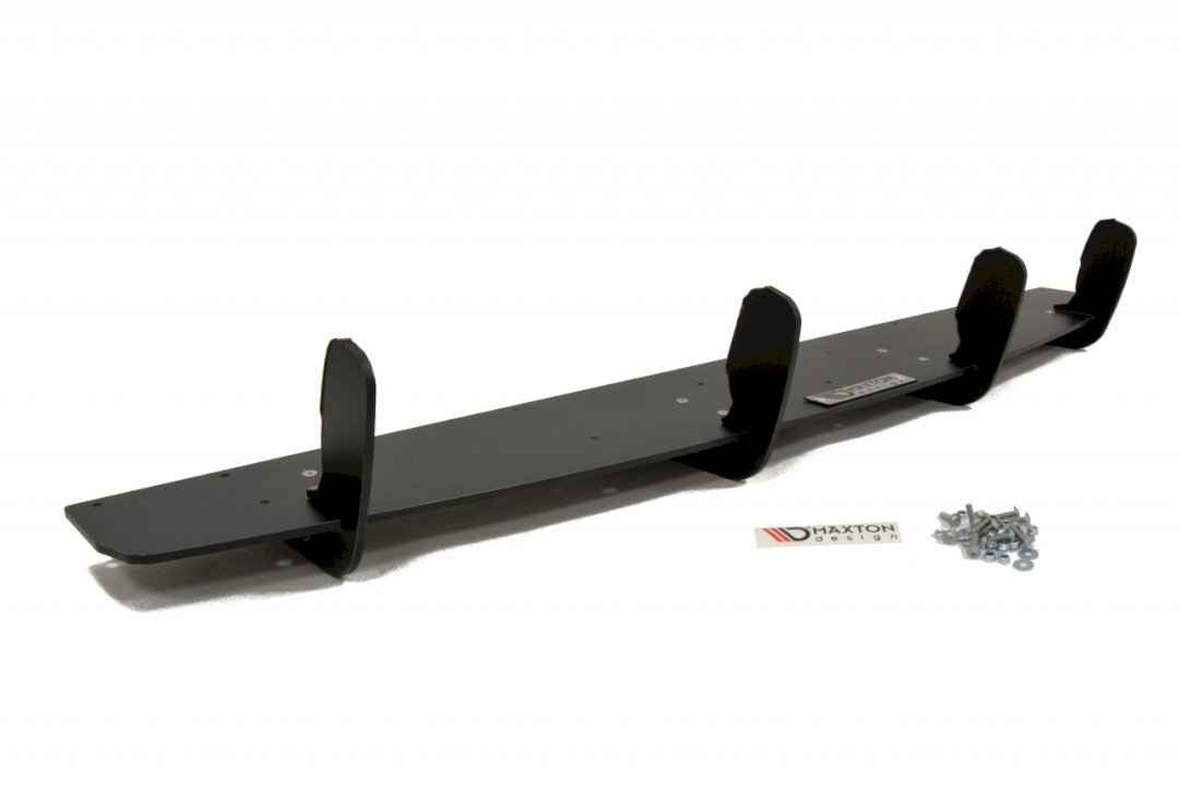 Maxton Design - AUDI A6 C7 S-LINE AVANT REAR DIFFUSER & REAR SIDE SPLITTERS (FITS TWO SINGLE EXHAUST ENDS) (2011-2014)