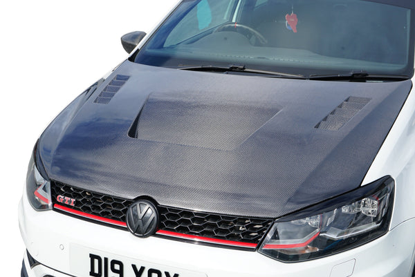 Volkswagen Polo MK5 LY Style Genuine Carbon Fibre Bonnet (6R / 6C 09 - 17 Models) DAS