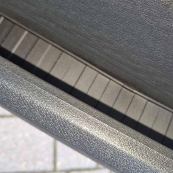 For Mercedes New Sprinter Dodge 907 Rubber Door Pocket Inserts Black - Van-X