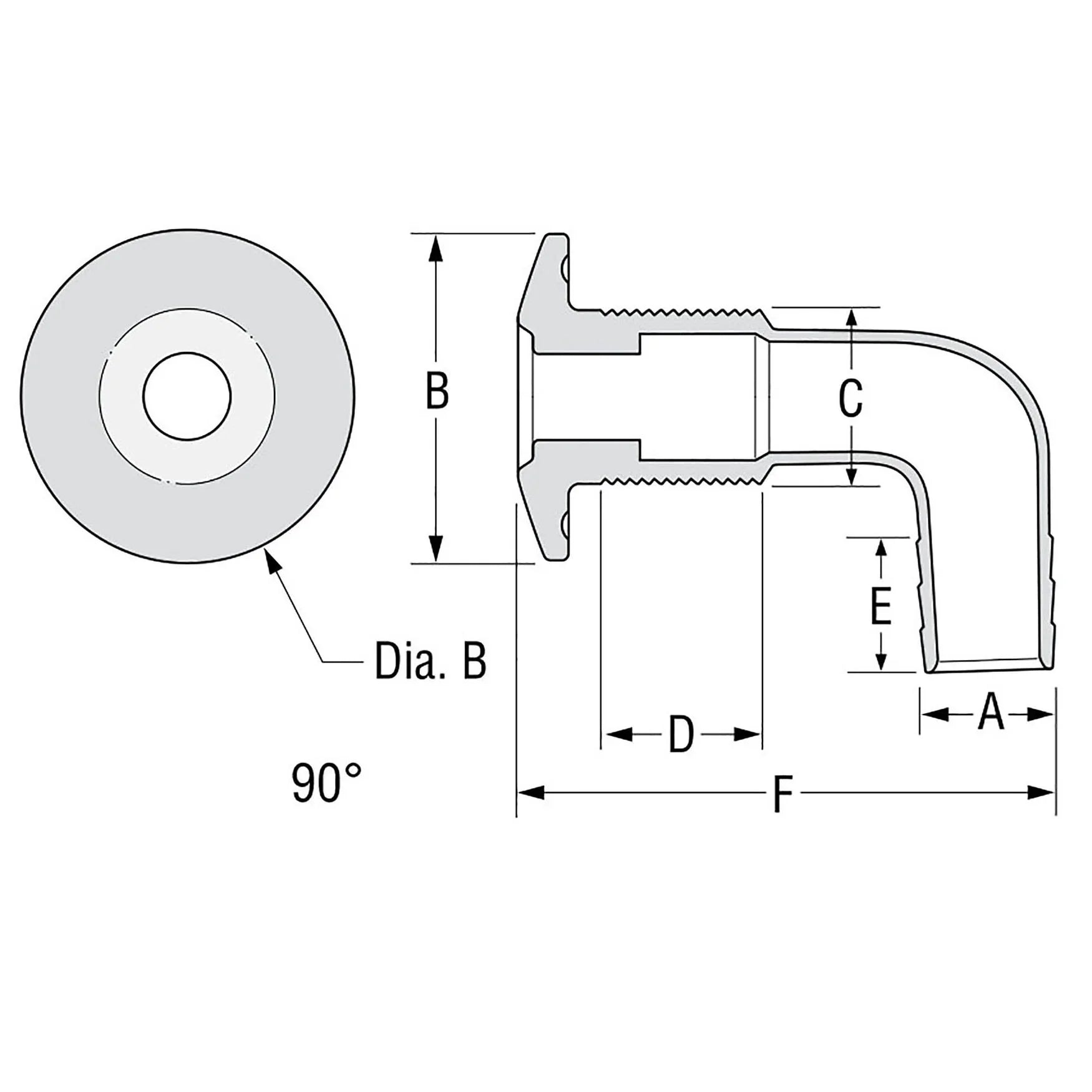 Attwood Ws-90 Ws-90 Ws-90 Stainless Steel Thru-hull Cap 16 mm | 4Boats