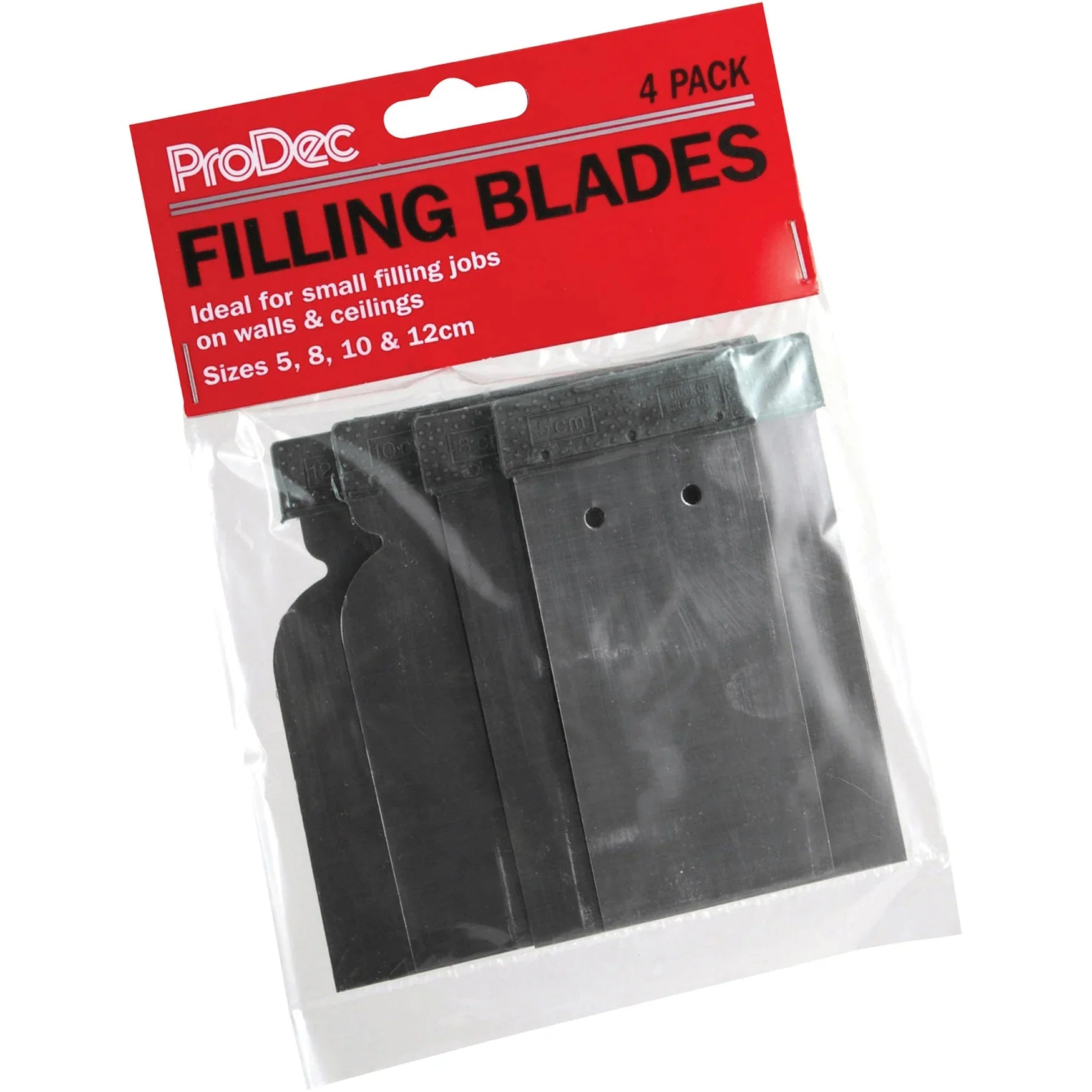 4 pack Filling Blades – flexible blades with plastic handles | 4Boats