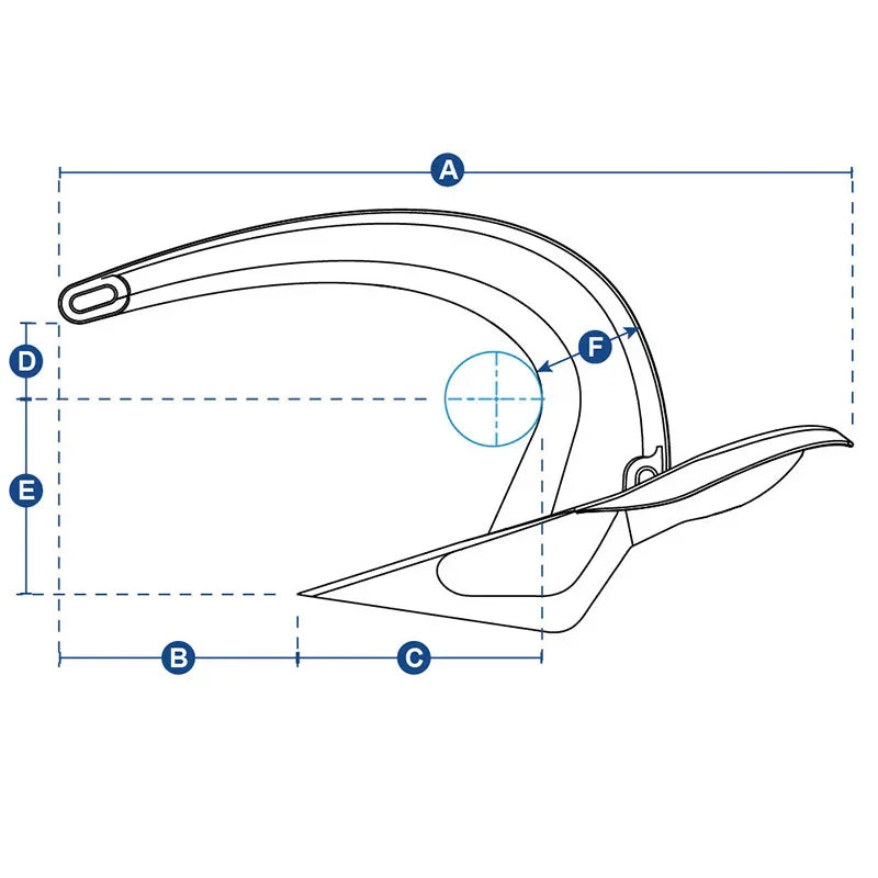 Vulcan Galvanised Galvanised Galvanised Anchor 25 kg | Self | 4Boats