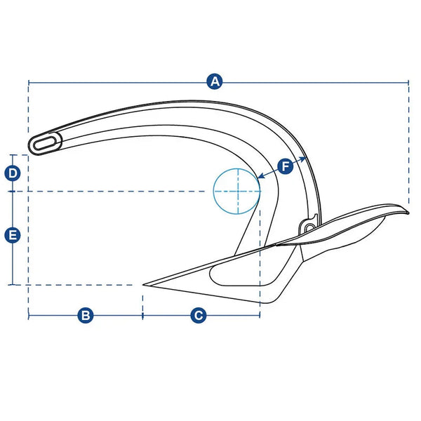 Vulcan Galvanised Galvanised Galvanised Anchor 33 kg | Power | 4Boats