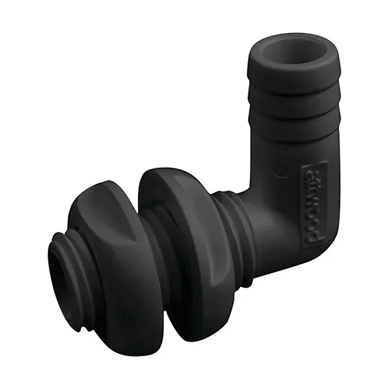 Attwood Conn-Th Conn-Th Conn-Th 19 mm (0.75 in) Black 90° Thr | 4Boats