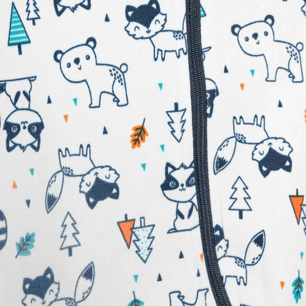 HelloBaby  Baby Boy Footed Newborn Jumpsuit - Light Grey