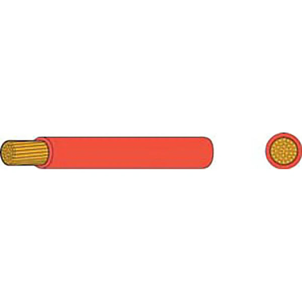 AMC Thin Thin Thin Thin-Wall Single Core Cable Red 0.75 mm² x 100 m