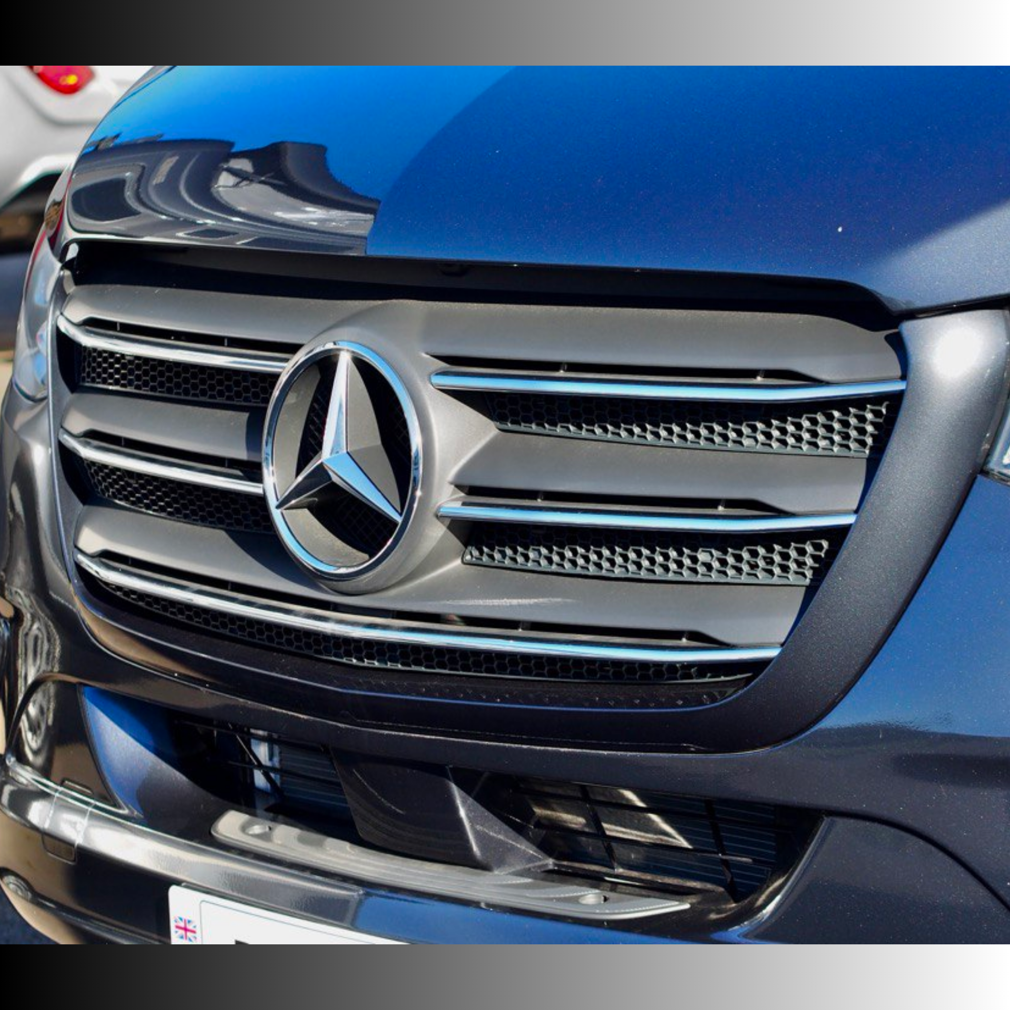 For Mercedes Sprinter Dodge 907 Honeycomb Upper Grille Mesh Set - 5 Piece Kit | Van-X