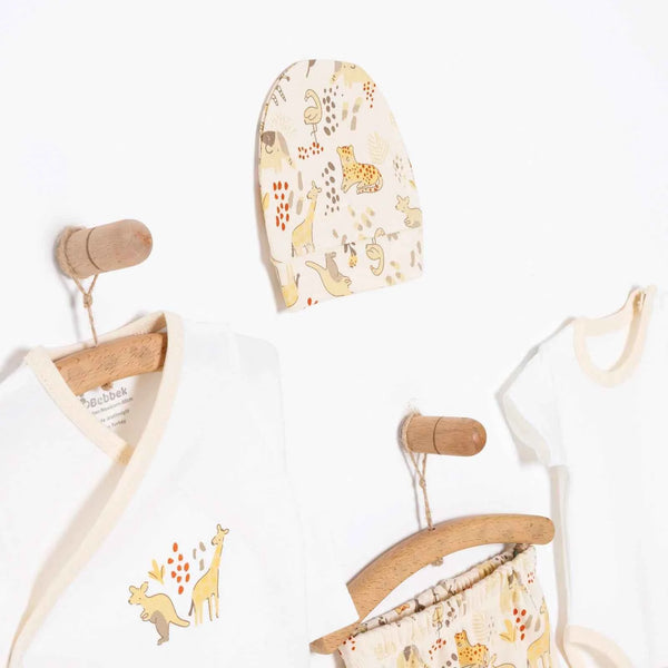 Bebbek Baby Girl 5 Pcs Newborn Starter Set - Ecru