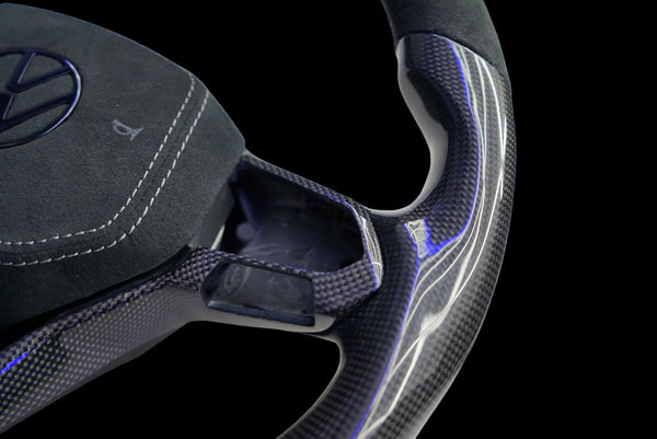 Volkswagen Transporter T6.1 Carbon Fibre Steering Wheel (2020+ Models)