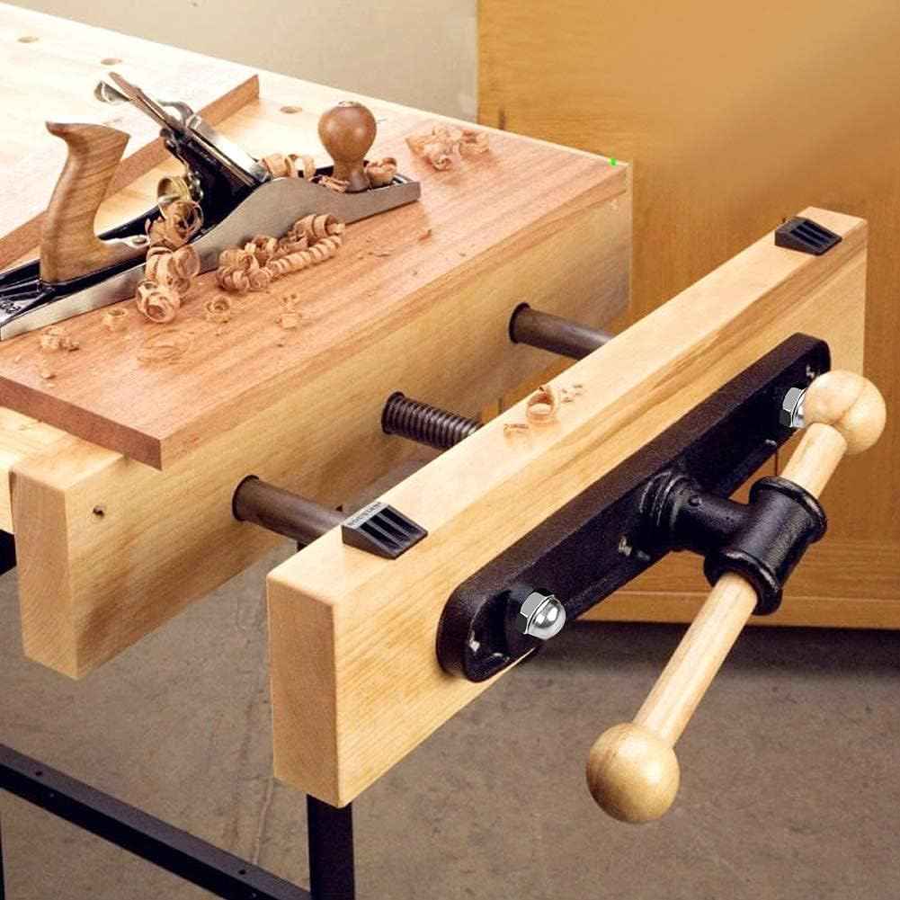 10.5" Heavy Duty Steel Front Vise – Workbench Clamp for Woodworking & Welding