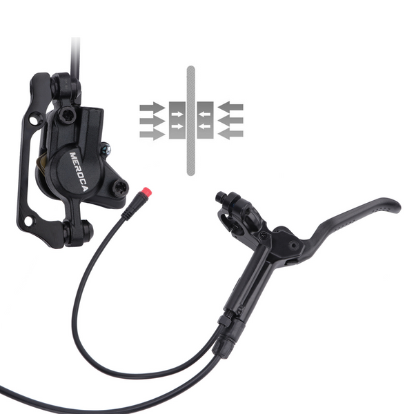 UK E-Bike Front and Back Hydraulic Disc Brake E-Scooter Power Off Oil Brake