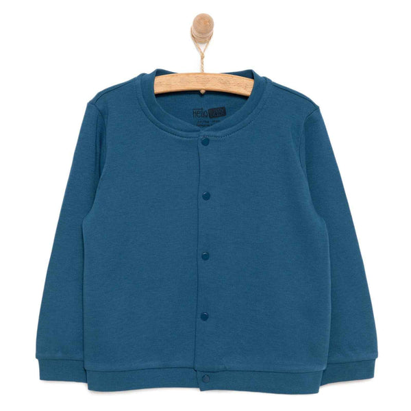 HelloBaby Basic Boy Cardigan - Dark Blue