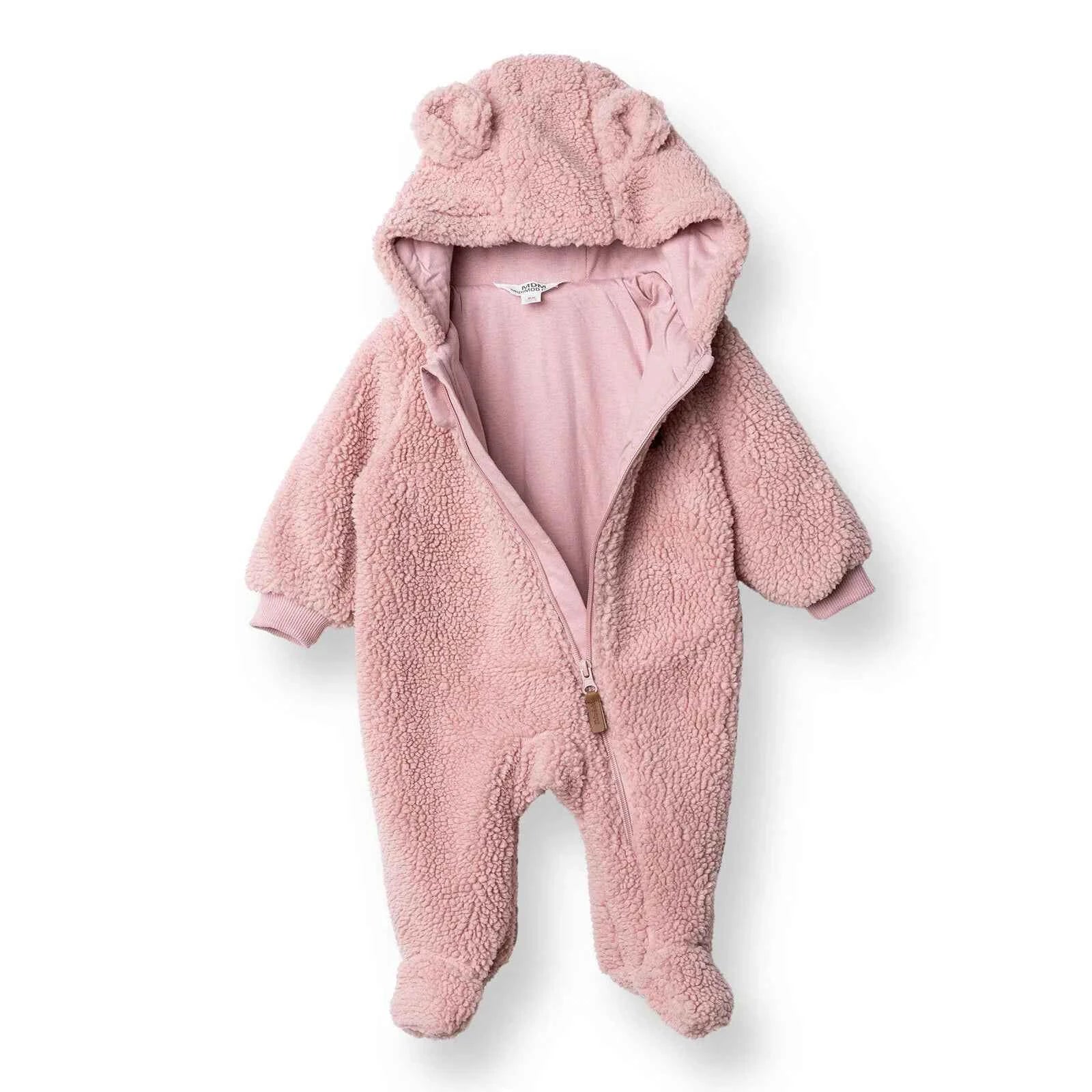Midimod Newborn Welsoft Footed Jumpsuit - Pink