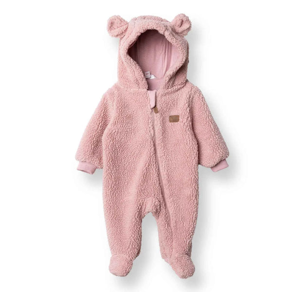 Midimod Newborn Welsoft Footed Jumpsuit - Pink
