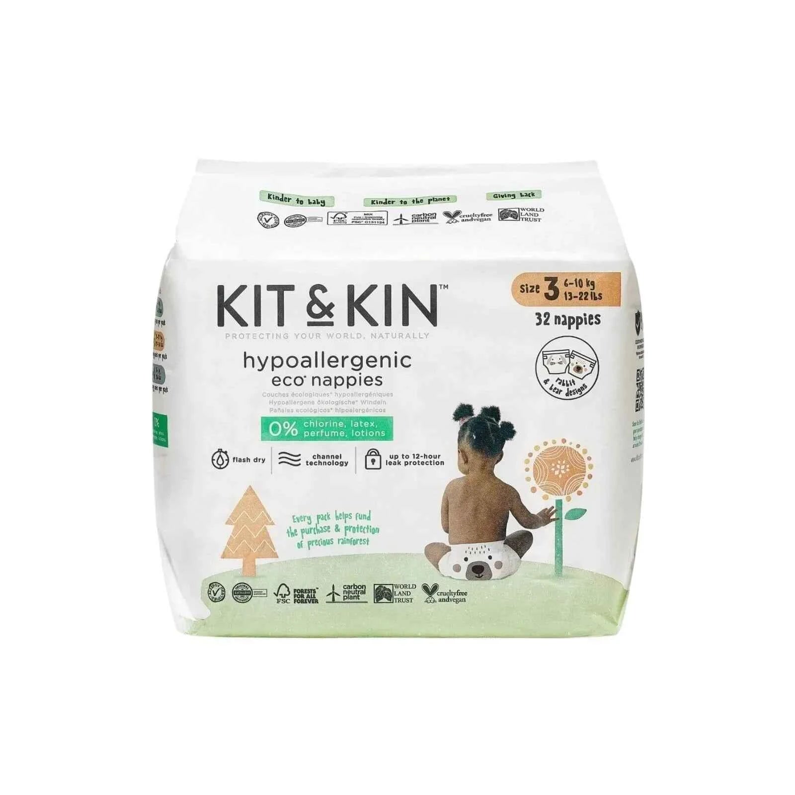 Kit & Kin Nappies Size 3 - 32 nappies