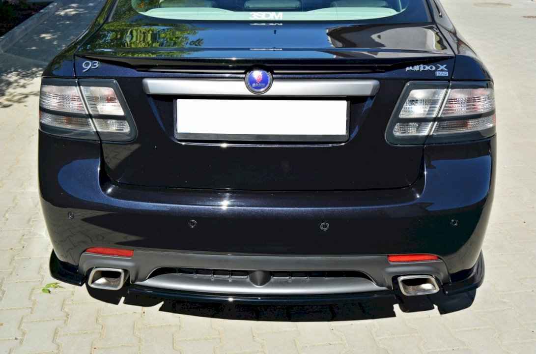 Maxton Design - CENTRAL REAR SPLITTER SAAB 9-3 TURBO X (2007-11)