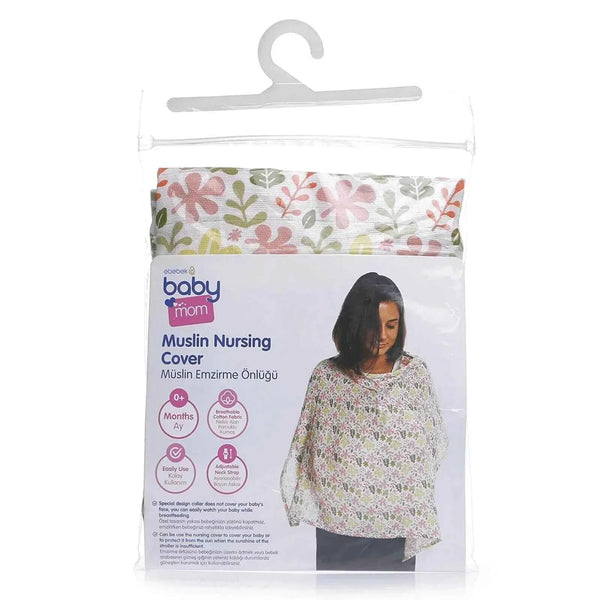baby mom Muslin Cotton Nursing Cover