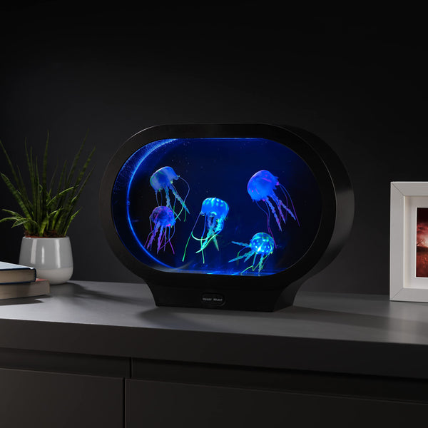 RED5 Oval Realistic Jellyfish Tank Lamp Mains Powered Colour Changing LED Light