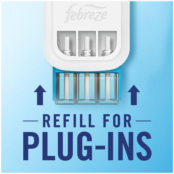 Febreze 3Volution Air Freshener Plug-In Starter Kit + 4 Refills (20ml x 4) – Cotton Fresh