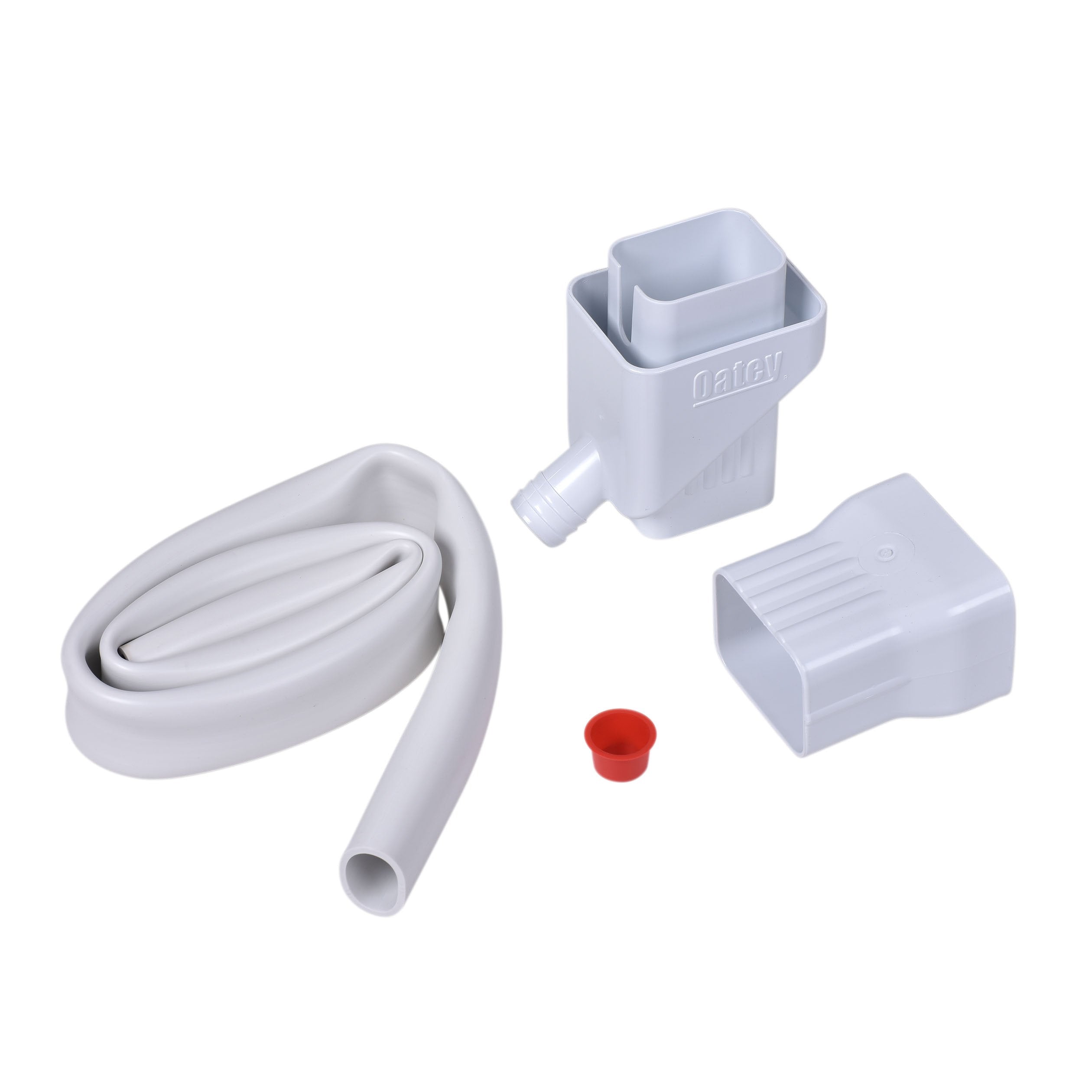Oatey 14209 Mystic Rainwater Collection System,White,2" x 3"