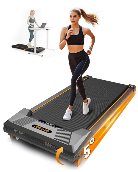 BestGod Walking Pad, 2.5-HP Quiet Under Desk Treadmill, Portable with LED Display, 150KG Capacity, Treadmill for Home/Office, Remote Control