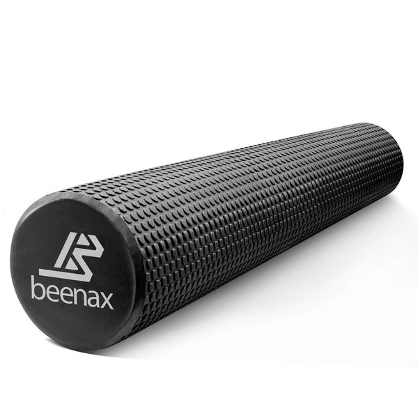 Beenax Foam Roller 90cm - Lightweight Muscle Roller for Fitness, Pilates, Yoga, Physio, Trigger Point, Deep Tissue, Joint Massage, Pain Relief -