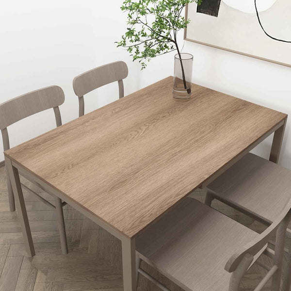 Wood Effect Wallpaper Self Adhesive Vinyl Matte Waterproof 31.5x157in TOTIO