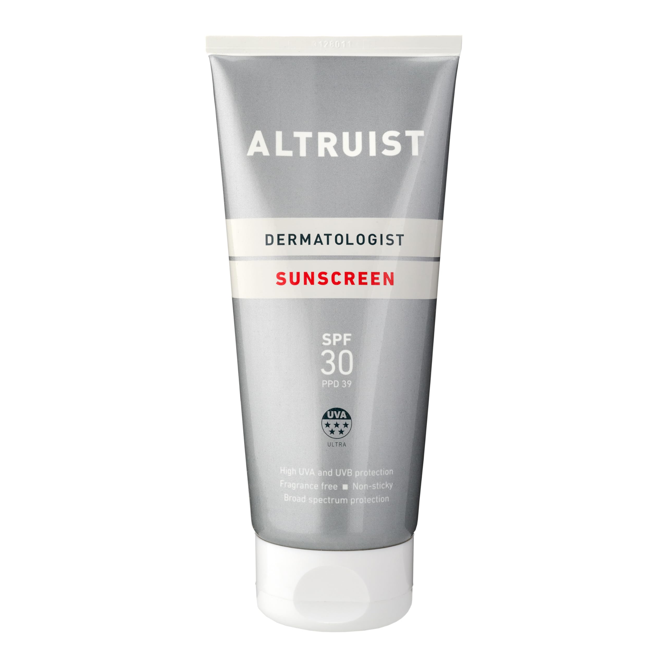 ALTRUIST. Dermatologist Sunscreen SPF 30 Superior 5-star UVA protection (PPD: 39) by Dr Andrew Birnie, suitable for sensitive skin, 200 ml (Pack of